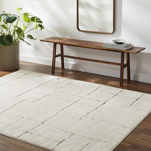 Hauteloom Koume Ivory & Brown Area Rug - 1 of 4