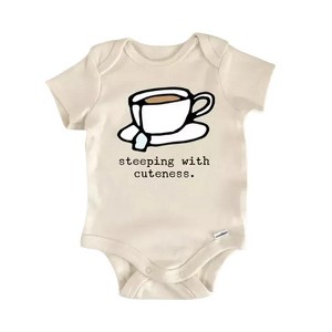 Tea Coffee Matcha Boba Newborn Baby Onesie® Bodysuit GS1 - 1 of 4