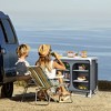 Portable Camping Table Aluminum Kitchen Table w/Storage Shelves & Carrying Bag - image 2 of 4