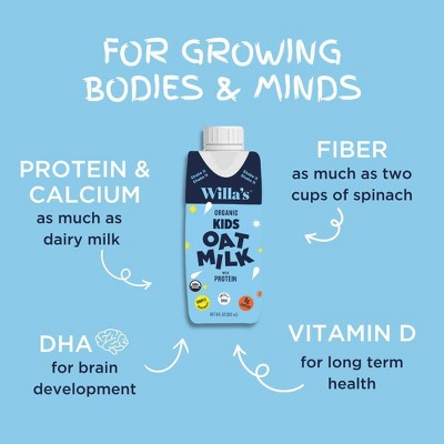 Willa's Organic Kids' Oat Milk - 4pk/8 fl oz