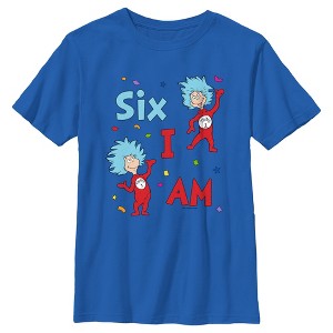 Boy's Dr. Seuss Thing One and Thing Two Birthday T-Shirt - 1 of 4