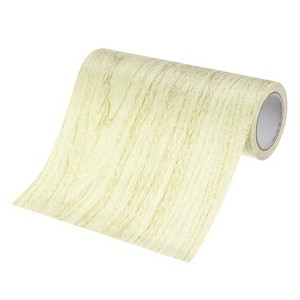 Unique Bargains Self Adhesive Wood Grain Design Durable Easy to Apply Repair Tape - 1 of 4