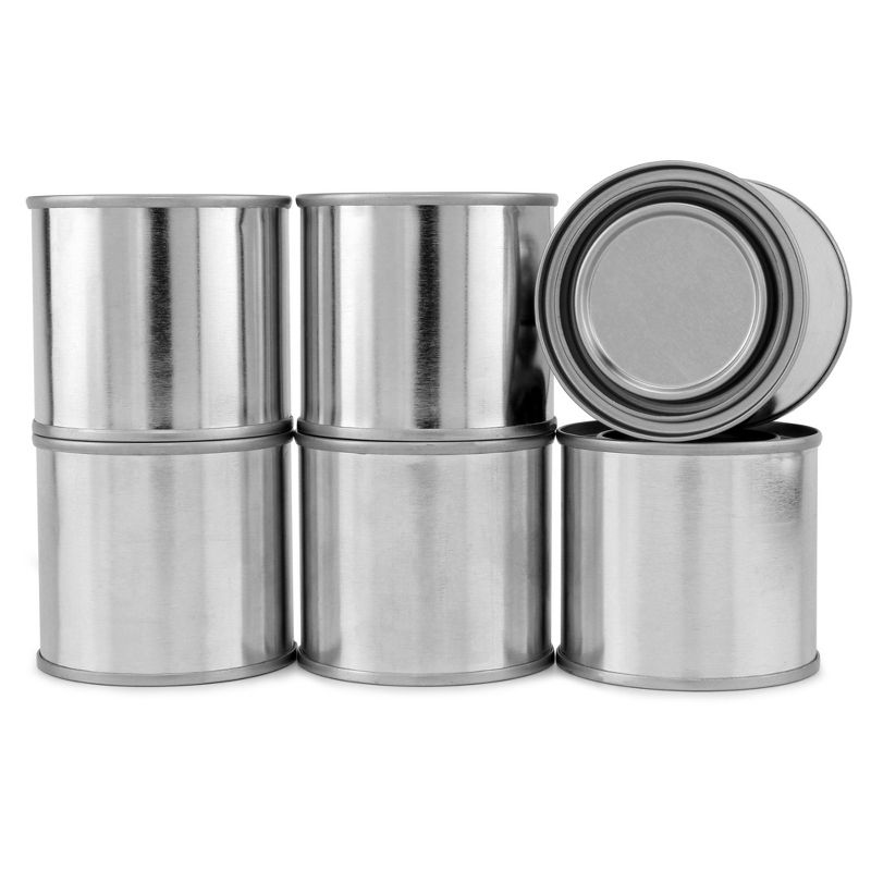 Cornucopia Brands Metal Paint Cans w/ Lids, 6pk; Empty Unlined Mini Paint / Solvent Pails, 1 of 7