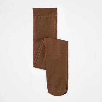Girl's Brown Microfiber or Pima Cotton Tights - School Uniform Tights,  School Uniform Socks, Brown Tights, Girl's Brown Tights