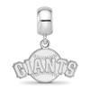 Black Bow Jewelry Sterling Silver San Francisco Giants MLB Bracelet Bead Charm - image 2 of 4