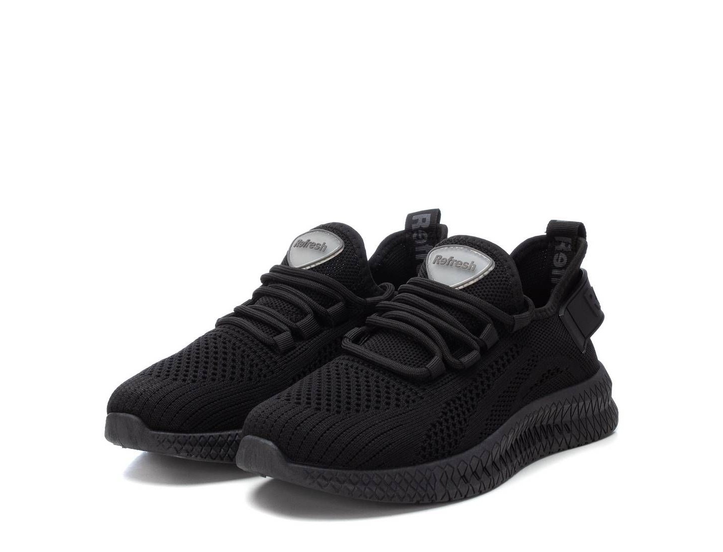 Женские кроссовки Refresh Shoes Refresh Lace-Up Sneakers 171608 - Black, цвет: Чёрный — фото 5