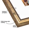 Americanflat 16x20 Vintage Picture Frame with Mat and Beaded Accents and Plexiglass Front Cover - 3 of 4