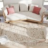 HOMCOM Area Rug 5x7, Machine Washable Rug, Non-Slip Classical Floral Print Floor Carpet for Living Room, Bedroom, Dining Room, Mixed-Brown - 4 of 4