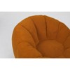 PAGED Modern Bean Bag Chair with Ottoman, Cozy Lazy Sofa Chair with Ergonomic Backrest and Armrests, Reading Chair for Living Room - 3 of 4