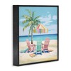 Stupell Industries Pastel Beach Umbrella Scene, 17" x 17" - 3 of 4