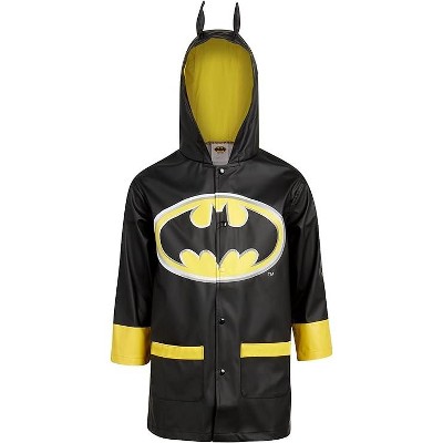 Batman Boys Waterproof Raincoat Slicker Shell size 4 7 Target