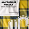 University Of Central Oklahoma Campus Plaid Spirit Silky Touch Super Soft Throw Blanket 50x60 - 4 of 4