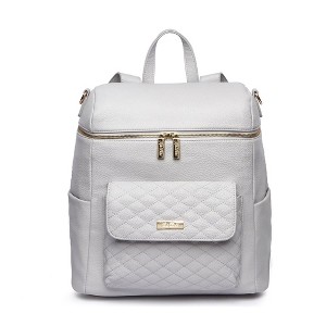 Luli Bebe Monaco Diaper Bag Backpack, Made from Luxury Materials with Stylish Exterior, Spacious Interior for all Baby Products - 1 of 4