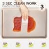 Itopfox Nonstick Cookie Sheet Pan Set of 3, Heavy Duty Baking Trays with Diamond Texture, Oven Safe for Even Baking, Elegant Champagne Gold Finish - 4 of 4