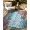 Liora Manne Visions III Coastal Indoor/Outdoor Pillow.. - 2 of 4