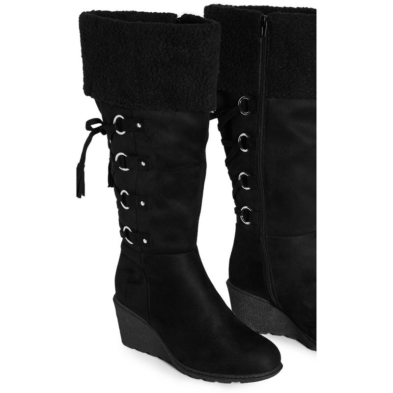Women's  Wide Fit Jamelia Tall Boot - black | CLOUDWALKERS, 3 of 4