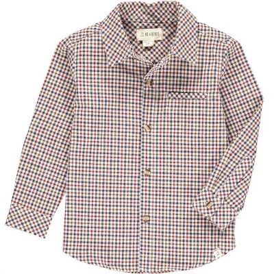 Boy's Atwood Long Sleeve Woven Collared Shirt - ME & HENRY