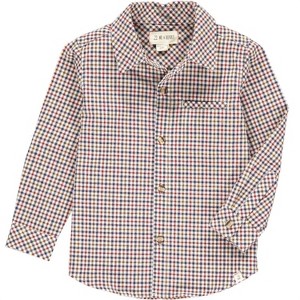 Boy's Atwood Long Sleeve Woven Collared Shirt - ME & HENRY - 1 of 3