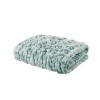 NicBex 50x60 Inch Tie Dye Ruched Faux Fur Throw Fuzzy Cozy Luxury Blanket for Bed Chair Sofa,Blue - image 3 of 3