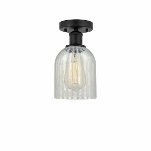 Caledonia - 1 Light Semi-Flush Mount In Industrial Style-9.75 Inches Tall and 5 Inches Wide - 1 of 1
