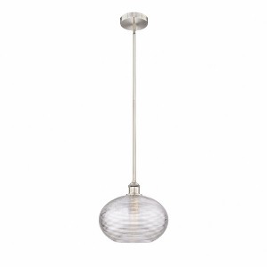 Ithaca - 1 Light Stem Hung Mini Pendant In Industrial Style-10.25 Inches Tall and 12 Inches Wide - 1 of 1