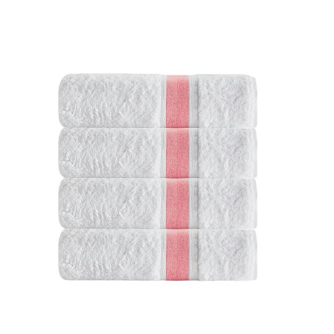 Bath Towel Set, 4-Piece 100% Turkish Cotton Bath Towels, 27 x 54 in. S