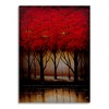 Trademark Fine Art-Masters Fine Art 'Serenade in Red' Floating Brushed Aluminum Art - 2 of 4