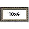 PosterPalooza | 10x4 Wood Antique Frame with UV Acrylic, 4 Finishes: Bronze, Gold, Silver, and Black - 2 of 4