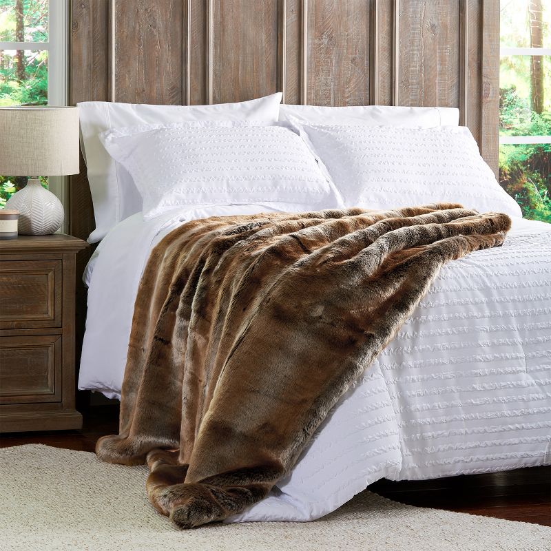 Hastings Home Faux Fur Throw Blanket - Hypoallergenic for Sofas and Beds, 4 of 9