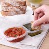 Acekool 2-Compartment Snack and Dip Containers, 10 Pack, Double Condiment Cups with Lids for Sauces, Snacks, Travel, Lunch - 3 of 4