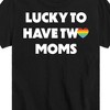 Boys' - Instant Message - Lucky Two Moms Short Sleeve Graphic T-Shirt - 2 of 4