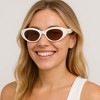 Anna-Kaci Women's Retro Y2K Futuristic Folding Sunglasses UV400 protection - 3 of 4