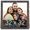 PosterPalooza | 32x32 Thin Bamboo Picture Frame, UV Acrylic, 2 Finishes - Gold and Brown - 2 of 4