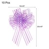 Unique Bargains Christmas Wedding Car Basket Gift Wrapping Big Organza Pull Bow 10 Pcs - 2 of 4