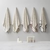 SEVOBAL Bath Towel and Washcloth Sets Embroidered Cotton Jacquard Towel Set with Floral Embroidery for Bathroom Use, Green, 14.96"*10.24"*5.91" - 2 of 4