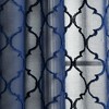2pk 38"x84" Sheer Avon Trellis Curtain Panels - 4 of 4