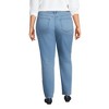 Lands' End Women's Recover Mid Rise Boyfriend Blue Jeans - image 2 of 4