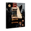 Stupell Industries Vintage Electric Guitar Music Notes Canvas Art - 2 of 4