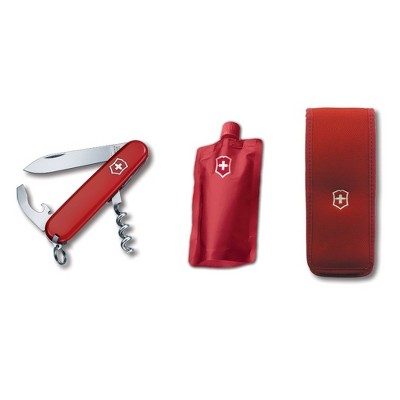 Victorinox Swiss Army Red 3 Piece Picnic Set