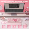 MaseiKar B87 Wireless Mechanical Keyboard,QMK/VIA Programmable,TKL Layout 87 Keys,BT/2.4G/USB-C,Hot Swap Gasket Mount RGB Backlit - 3 of 4