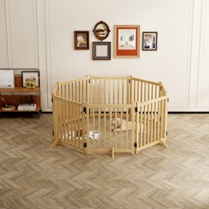 Gulches 31in H x 144in W x 1in D FlexGate8 Natural Wood 1 Pack Dog Livestock Supplies Product type - 1 of 4