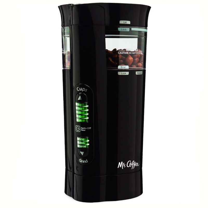 Mr. Coffee 12 Cup 3 Speed Programmable Electric Coffee Grinder, 1 of 6