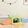 Baofuwish Colorful Safe Soft Zone Single-Tunnel Foam Climber for Kids,Indoor Lightweight Play Equipment with Slide Stairs and Ramp,Soft Foam Playset - 2 of 4