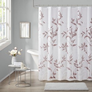 VYNXARIA Modern contemporary shower curtain,Lightweight sheer fabric for a fresh look and feel,Multicolor - 1 of 4