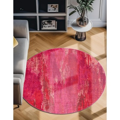 Unique Loom Jardin Lilly Abstract Indoor Woven Area Rug