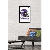 Trends International NFL Minnesota Vikings - Drip Helmet 20 Framed Wall Poster Prints - 2 of 4