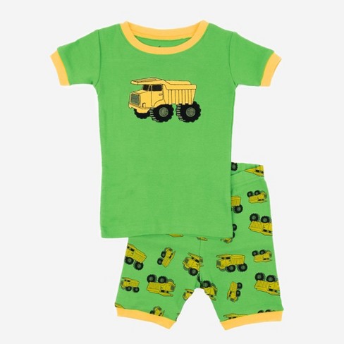 Leveret Kids Two Piece Cotton Short Pajamas Dump Truck 10 Year - image 1 of 2