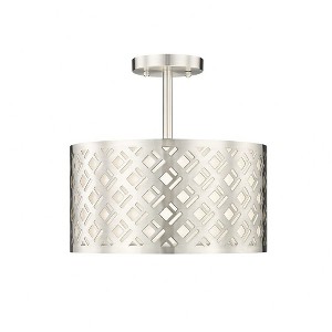 Millennium Lighting Gracelan 2 - Light Semi-Flush Mount in  Brushed Nickel - 1 of 2