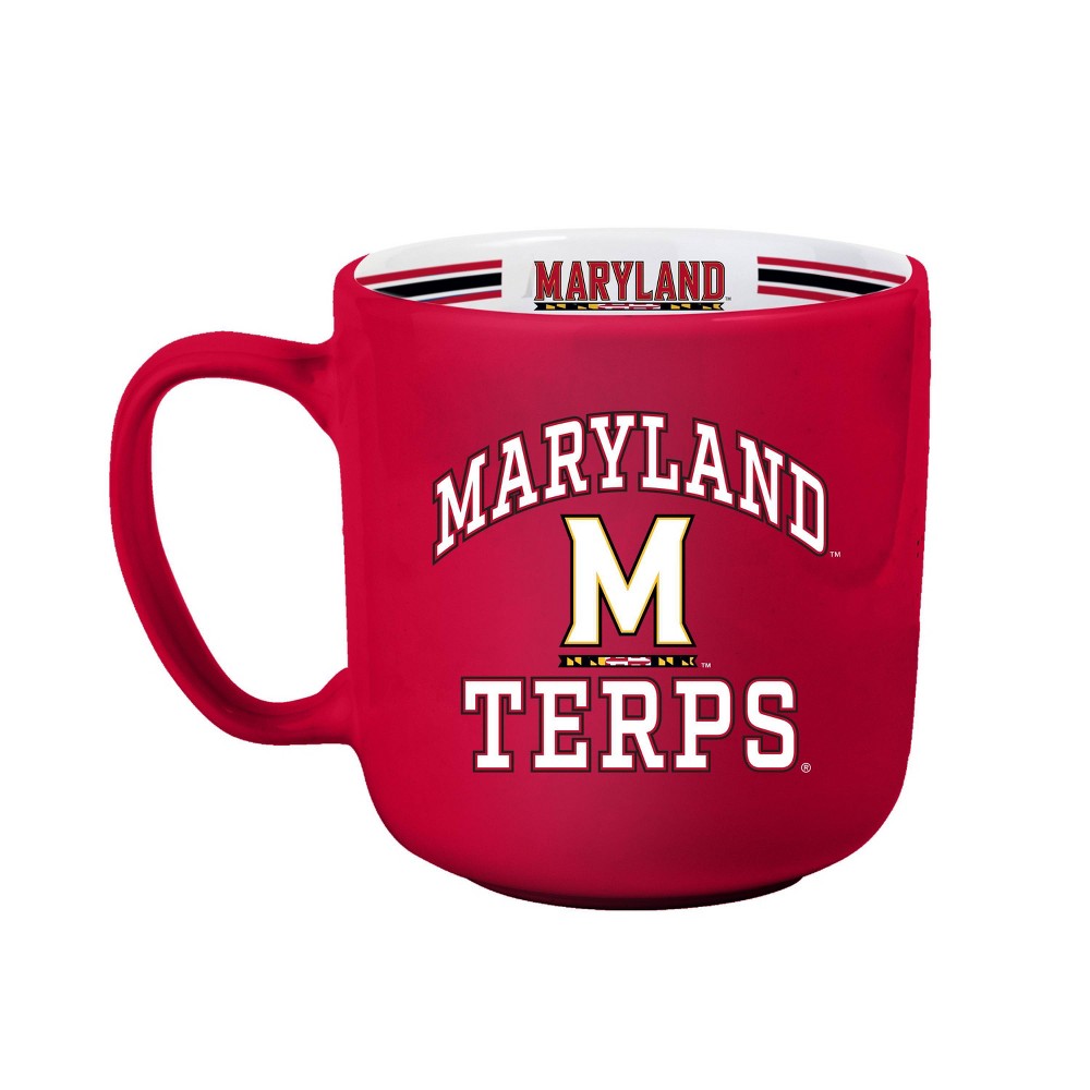 Photos - Glass NCAA Maryland Terrapins Stripe Mug - 15oz