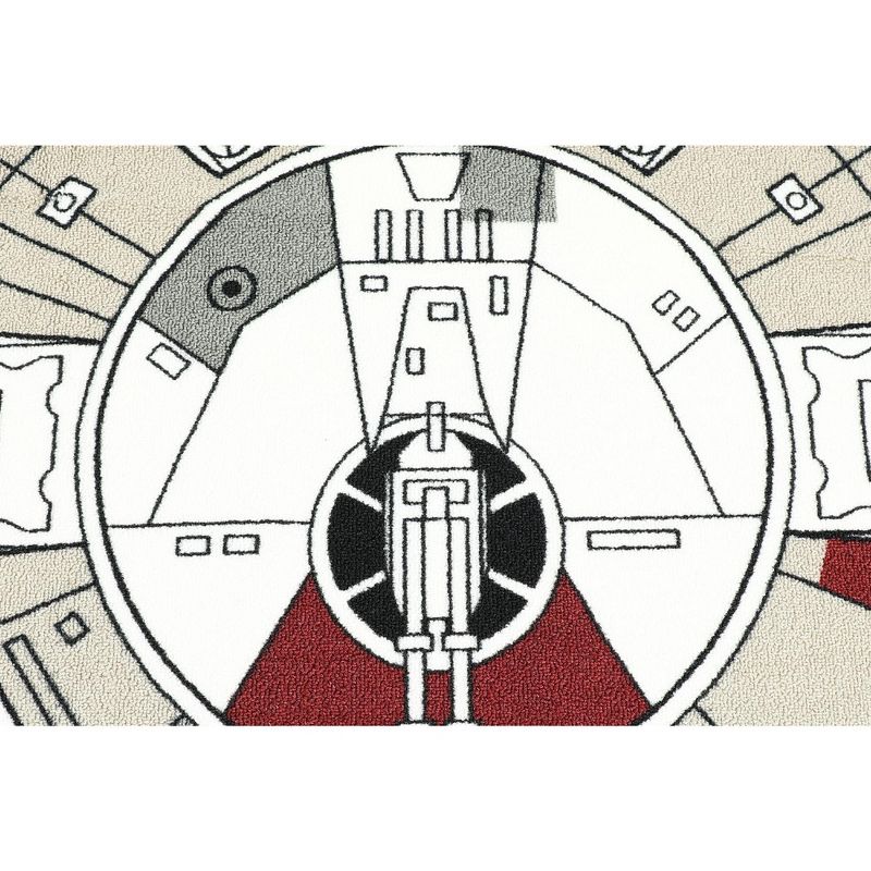 Ukonic Star Wars Millennium Falcon Medium Indoor Area Rug | 59 x 79 Inches, 2 of 8